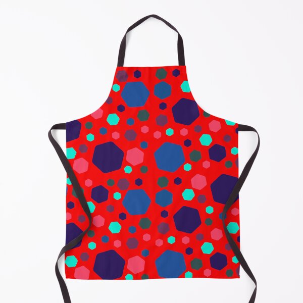 Item preview, HEXA RED BLUE PATTERN designed and sold by CreativeLabArt.