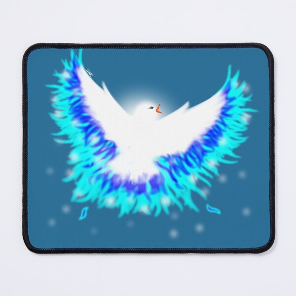 Item preview, Angelic Dove of Fire (Blue Fire) designed and sold by IgniteWithin.