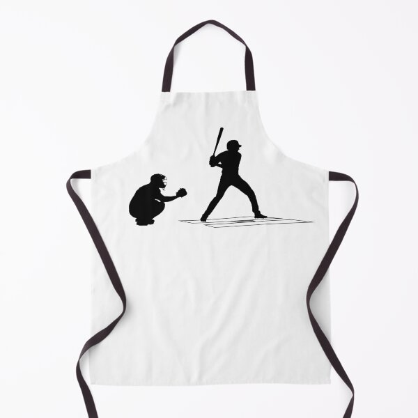 Item preview, Baseball game catcher, batter in ready position to playing (Schlagmann und Schiedsrichter). Baseball player Home Plate catcher, batter at work on baseball field (auf dem Baseballfeld) designed and sold by Marcin Adrian.