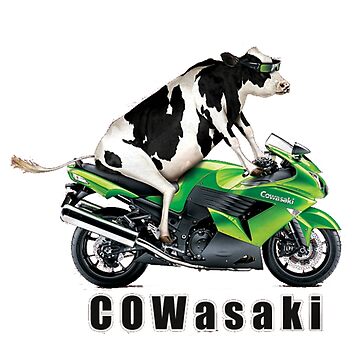 CowasakiFunnyKawasakiT-shirt|Sticker