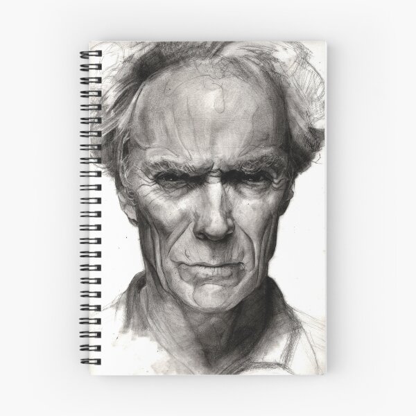 Item preview, Clint Eastwood Pencil Drawing designed and sold by Madison Brewington.