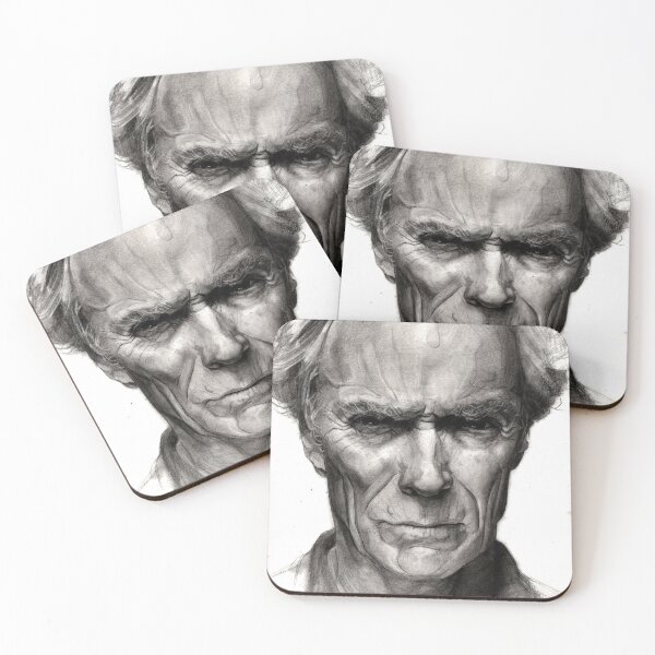 Item preview, Clint Eastwood Pencil Drawing designed and sold by Madison Brewington.