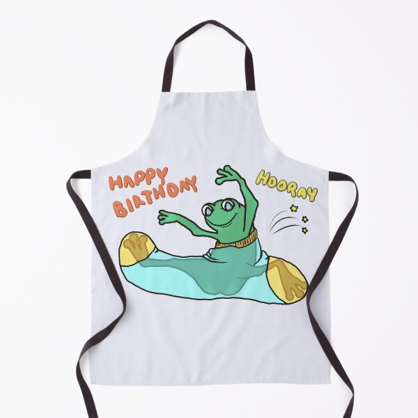 Item preview, Happy Birthday From Pleasant Frog In A Sock - Funny Happy Birthday Hooray designed and sold by ViewerEqualsPhoton.