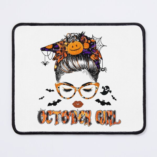 Item preview, Women October girl Messy bun hair october birthday halloween designed and sold by ToddJJJ.