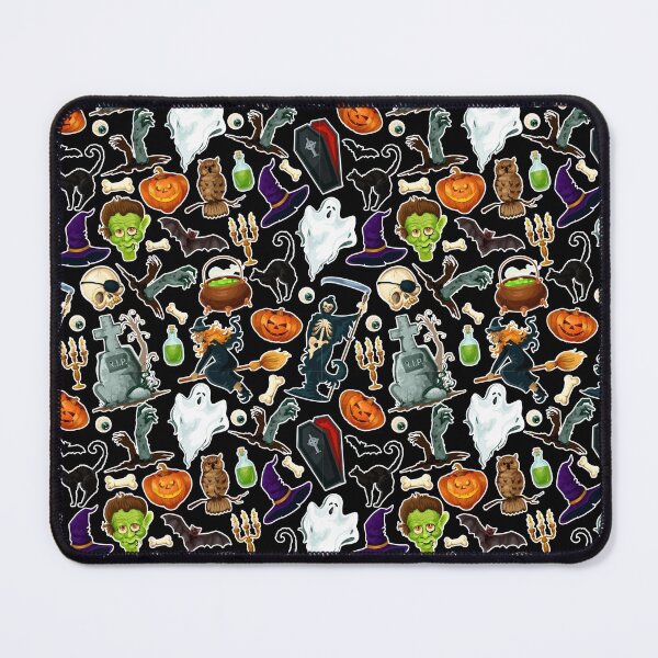 Item preview, Halloween Characters and Object Pattern designed and sold by P2CPOD.