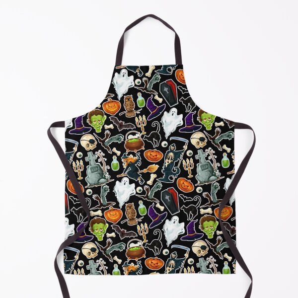 Item preview, Halloween Characters and Object Pattern designed and sold by P2CPOD.