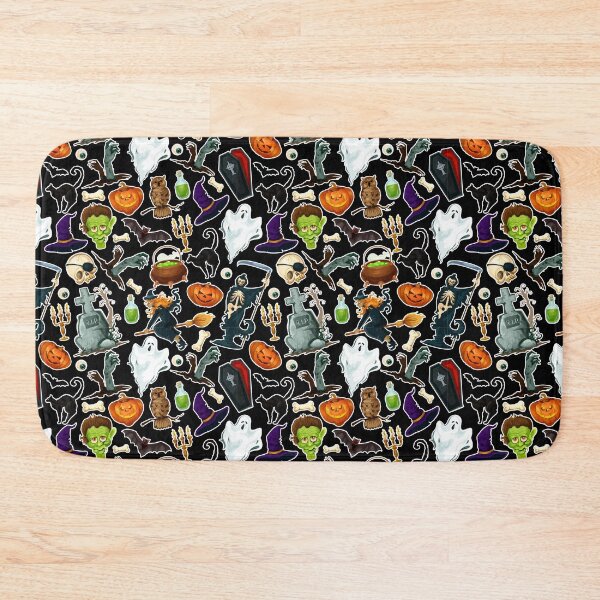 Item preview, Halloween Characters and Object Pattern designed and sold by P2CPOD.