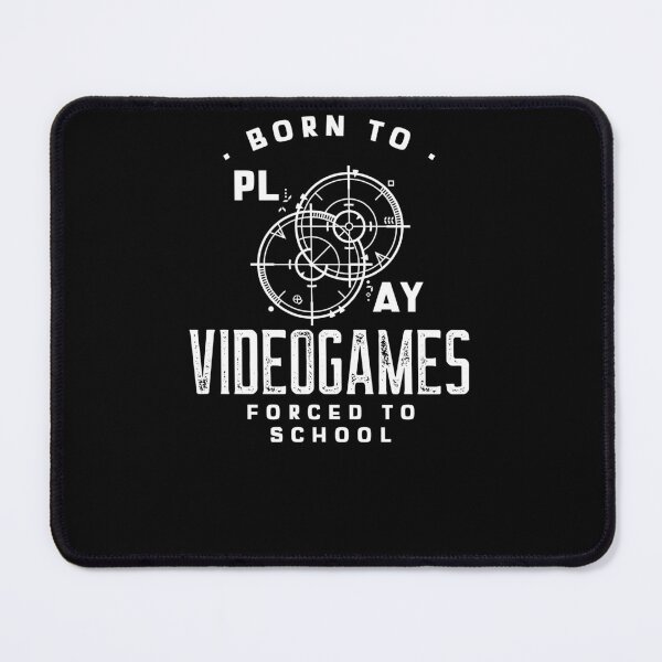Item preview, Born To Play Video Games Forced To School T-Shirt designed and sold by Neggan.