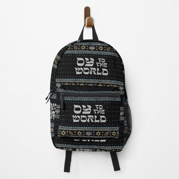 Item preview, Oy To The World - Funny Hanukkah Ugly Holiday Sweater designed and sold by DesignByLeo.