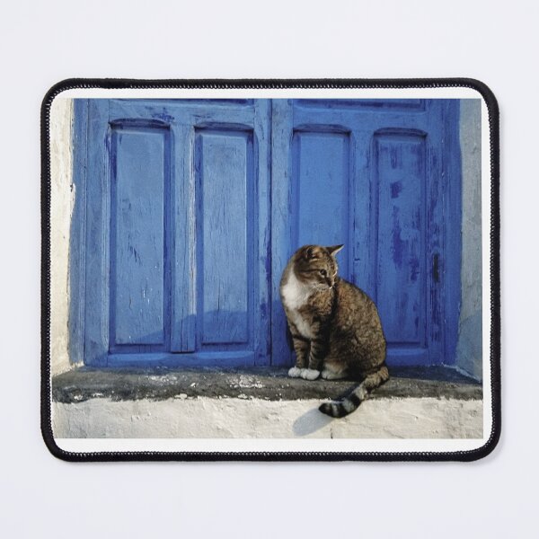 Item preview, Blue cat designed and sold by MariaGuerrero.
