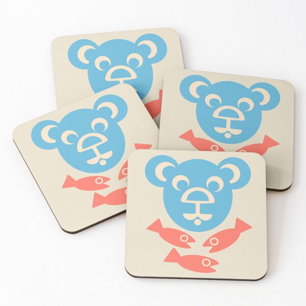 Item preview, CUTE BEAR AND FISH - UnBlink Studio by Jackie Tahara designed and sold by Jackie Tahara of UnBlink Studio.