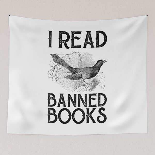 Item preview, Womens Vintage I Read Banned Books Funny Book Lovers' Appare designed and sold by ToddJJJ.