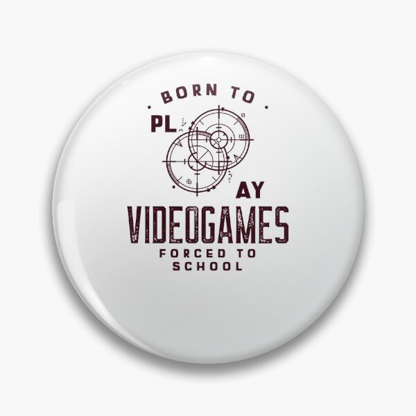 Item preview, Born To Play Video Games Forced To School T-Shirt designed and sold by Neggan.