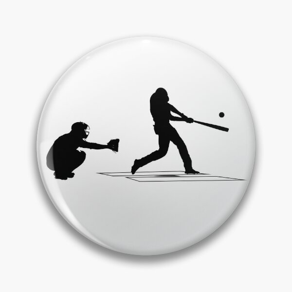 Item preview, Baseball game catcher, batter in ready position to playing (Schlagmann und Schiedsrichter). Baseball player Home Plate catcher, batter at work on baseball field (auf dem Baseballfeld) designed and sold by Marcin Adrian.