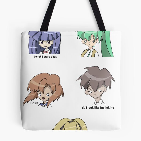 Item preview, totally accurate higurashi sticker pack designed and sold by petalpatches.