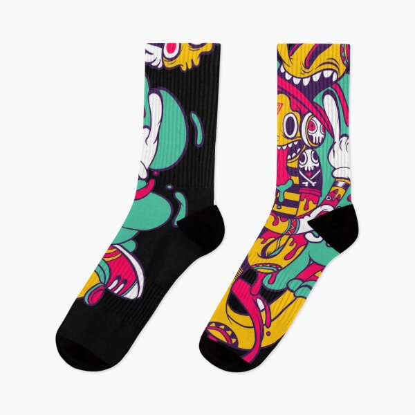 Item preview, yellow, pink, teal, and white illustration, Illustrator Graphic design Illustration, American Graffiti, comics, us Man, graffiti designed and sold by Design Repo.