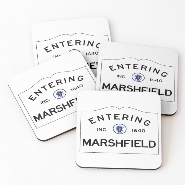 Item preview, Entering Marshfield Massachusetts - Road Sign  designed and sold by SouthShorePics.