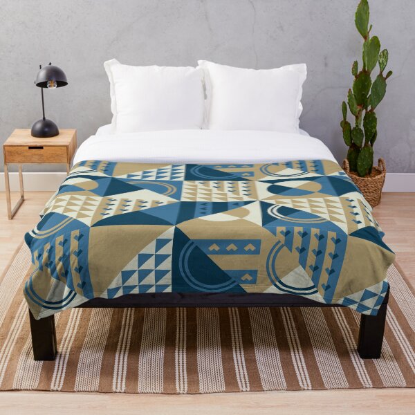 Aperçu de l'œuvre MOTIF GÉOMÉTRIQUE MARINE BEIGE créée et vendue par CreativeLabArt.