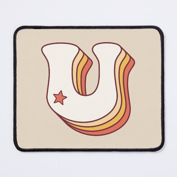 Item preview, Letter U Retro designed and sold by OkihanaShop.