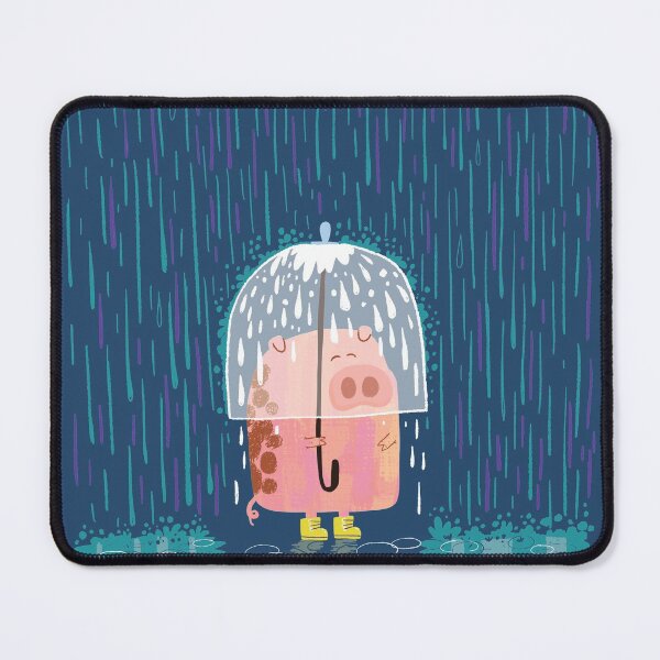 Item preview, Pig in the rain designed and sold by LANDofCLE.