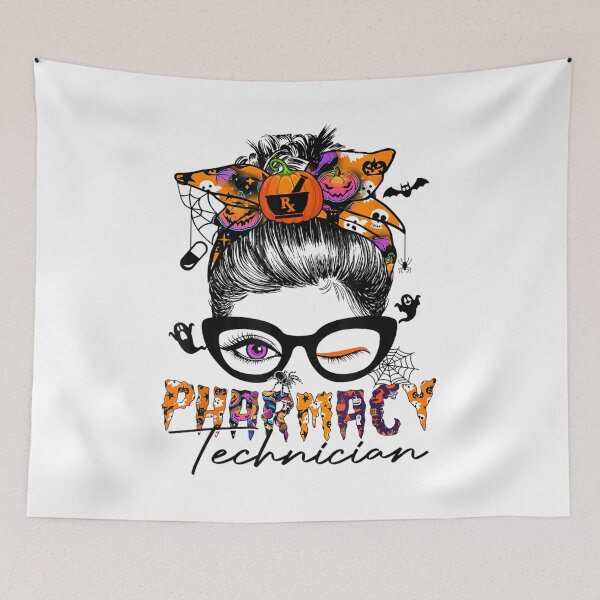 Item preview, Halloween Pharmacy Tech Costume Messy Bun Hair designed and sold by ToddJJJ.