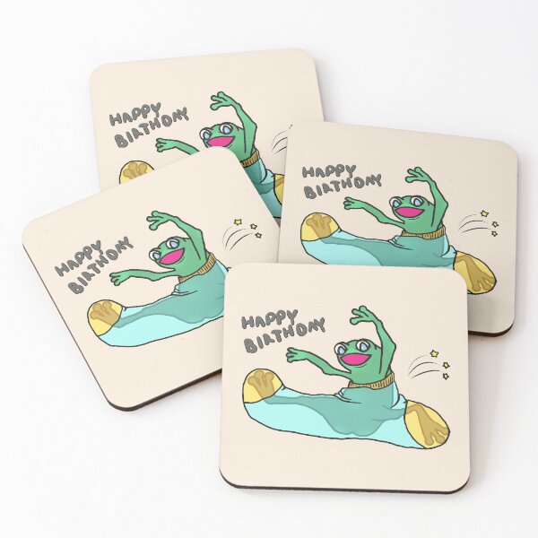 Item preview, Happy Birthday From Frog In A Sock - Funny Happy Birthday designed and sold by ViewerEqualsPhoton.