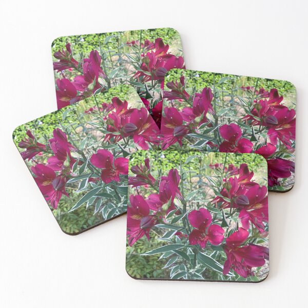 Item preview, Alstromeria Dark Pink Peruvian Lily Photography  designed and sold by OByD.
