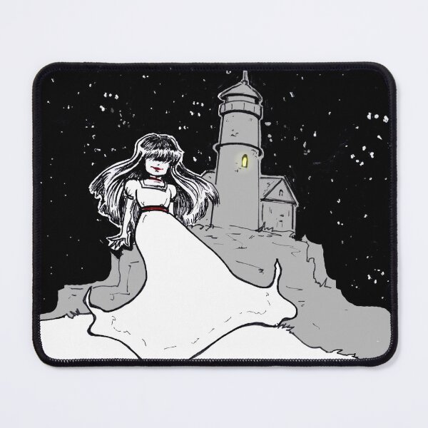 Spooky Maine Mouse Pad