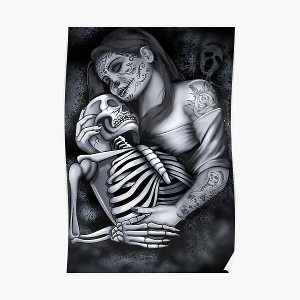 sugar skull - DAY OF THE DEAD Poster
