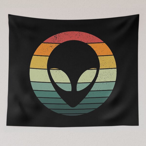 Item preview, Alien Retro Vintage  designed and sold by FunFoxDesign.