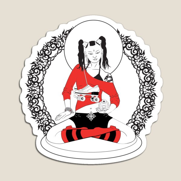Roller Derby Dakini Magnet
