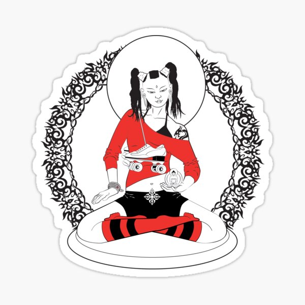 Roller Derby Dakini Sticker