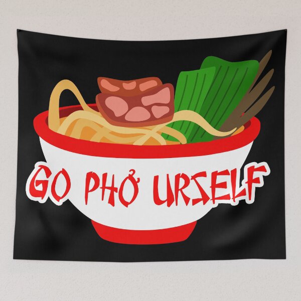 Item preview, Go Pho yourself Funny Kawaii Noodle Bowl designed and sold by AwesomeDistrict.