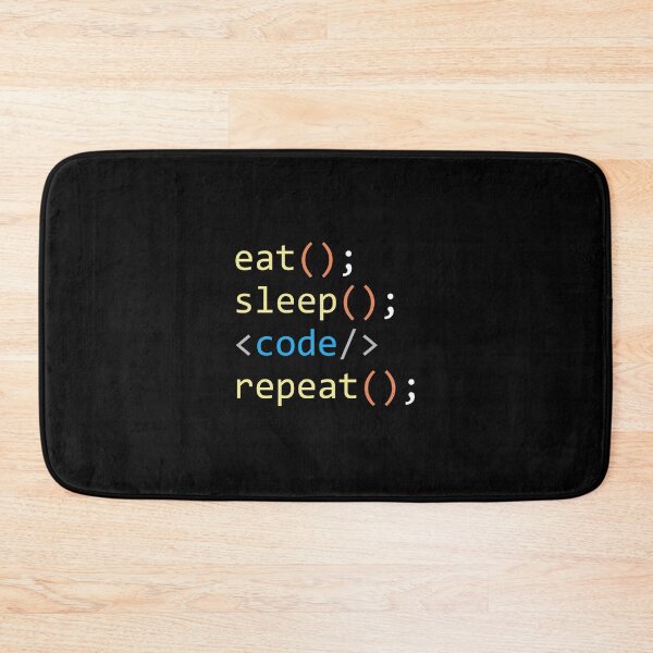 Item preview, Eat Sleep Code Repeat designed and sold by Ridaelb.