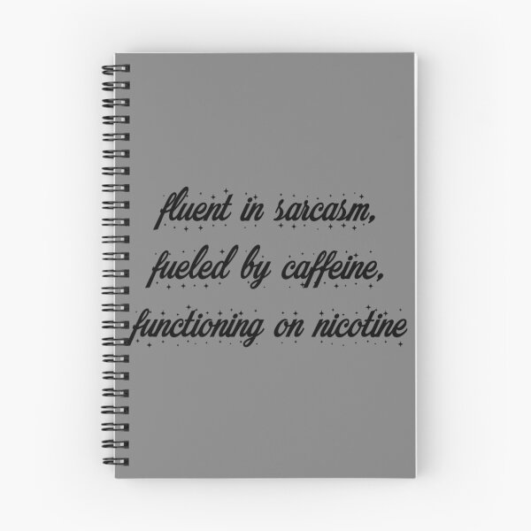 Item preview, Sarcasm, caffeine, nicotine designed and sold by NumbSkullD.