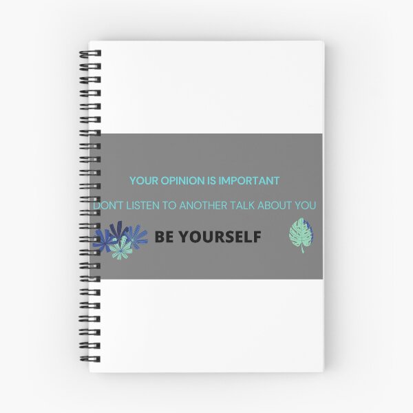 Item preview, YOUR OPINION IS IMPORTANT DONT LISTEN TO ANOTHER TALK BE YOURSELF designed and sold by barbang.