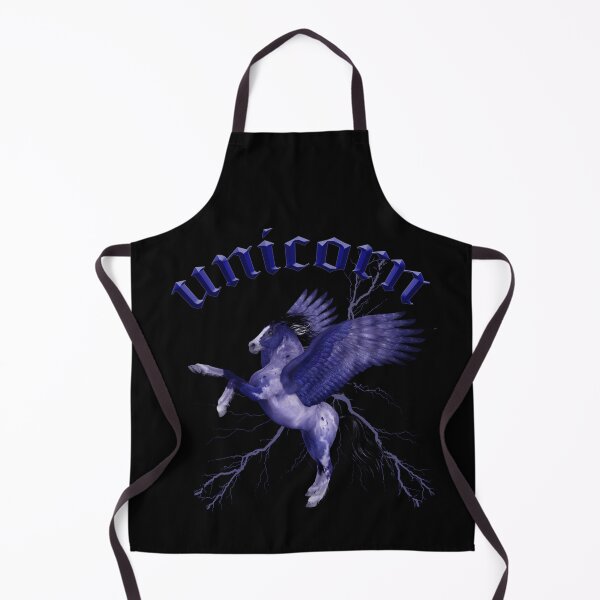 Item preview, Strong Blue and White Unicorn for Boys with BlueThunder on the Background designed and sold by koreatvtea.
