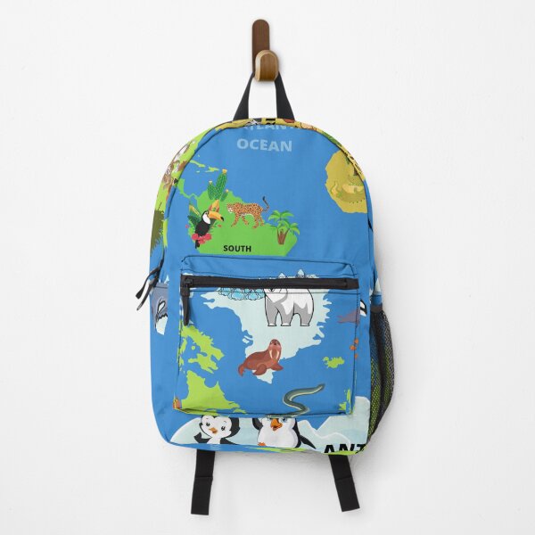 Item preview, Map of the world with animals designed and sold by Chinxi.