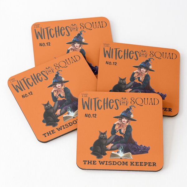 Item preview, Witches Squad Halloween Autumn Print Collector Witch No.12 The Wisdom Keeper,Trick Or Treat Tees, Autumn Gift,Witch Flying,Don't Drink And Fly designed and sold by BuddyBoots.