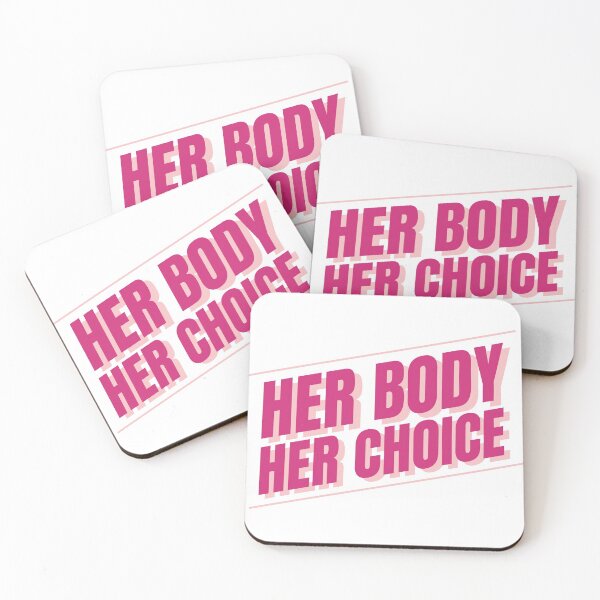 Item preview, Her Body Her Choice Pink designed and sold by Wagdy-online.