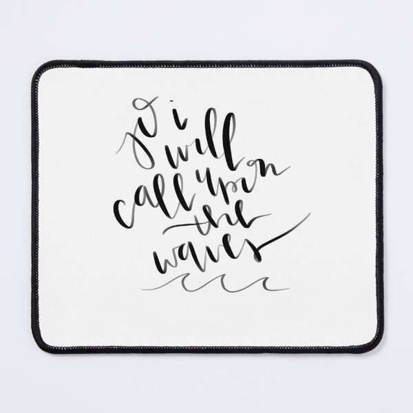 Item preview, "so i will call upon the waves" oceans worship song lyrics designed and sold by ⋒ andie noel.