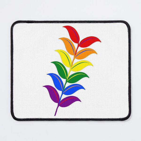 Item preview, Leaves in Gay Rainbow Flag Colors designed and sold by InVisibleColors.