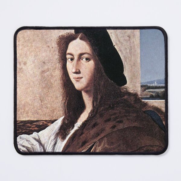 Item preview, Raphael's Portrait of a Young Man designed and sold by mosfunky.