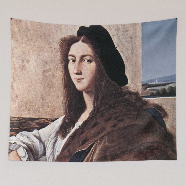 Item preview, Raphael's Portrait of a Young Man designed and sold by mosfunky.