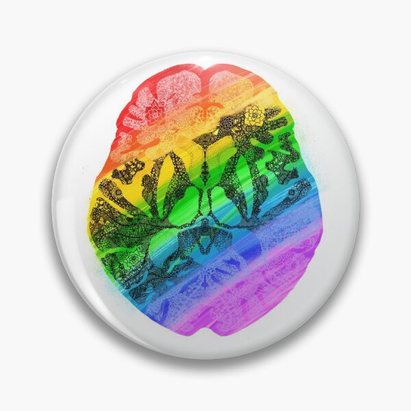Item preview, Pride LGBTQI+ Brain Flowers designed and sold by ZenPanda0.