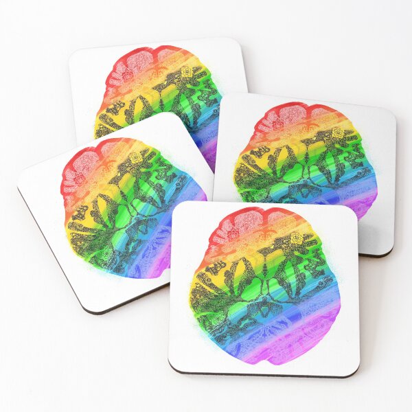 Item preview, Pride LGBTQI+ Brain Flowers designed and sold by ZenPanda0.