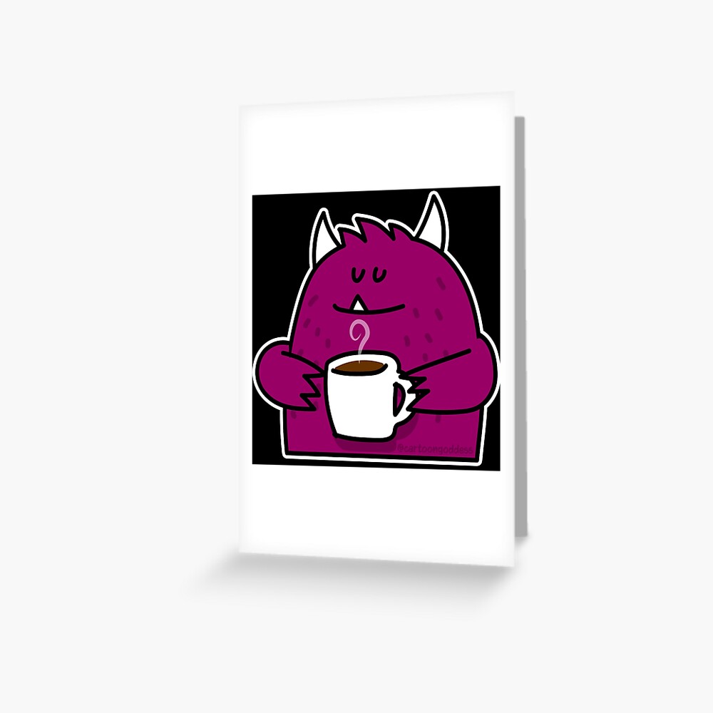 Item preview, Greeting Card designed and sold by cartoongoddess.