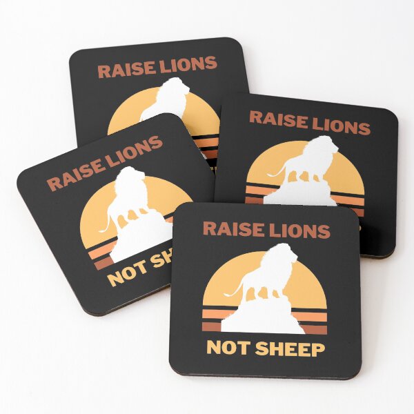 Item preview, Raise Lions Not Sheep (Orange) designed and sold by chloeinca.