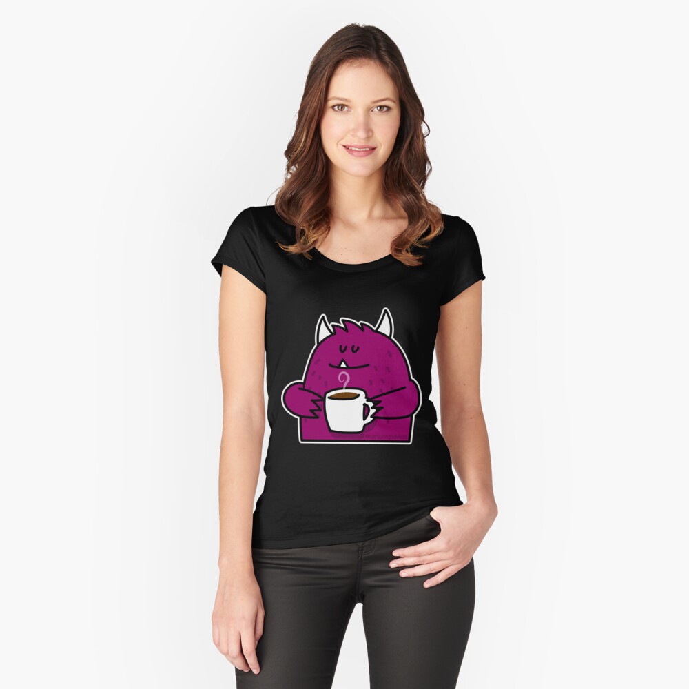 Item preview, Fitted Scoop T-Shirt designed and sold by cartoongoddess.
