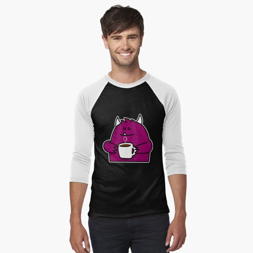 Item preview, Baseball ¾ Sleeve T-Shirt designed and sold by cartoongoddess.